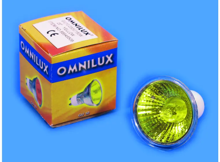 Omnilux GU-10 230V/50W 1500h 25° yellow 